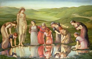 The Mirror of Venus by Edward Burne Jones